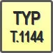 Piktogram - Typ: T.1144